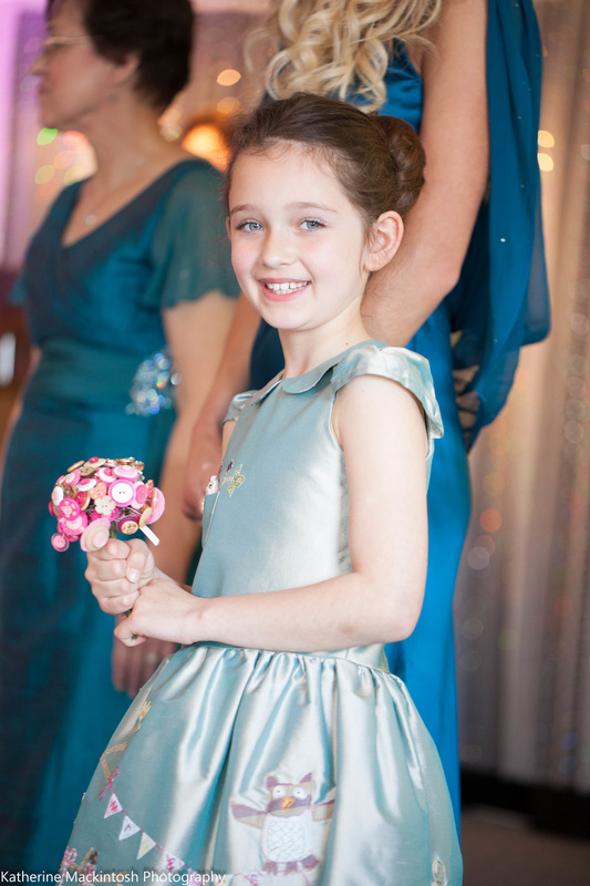 Children's couture bridesmaid dress by Pink Couture