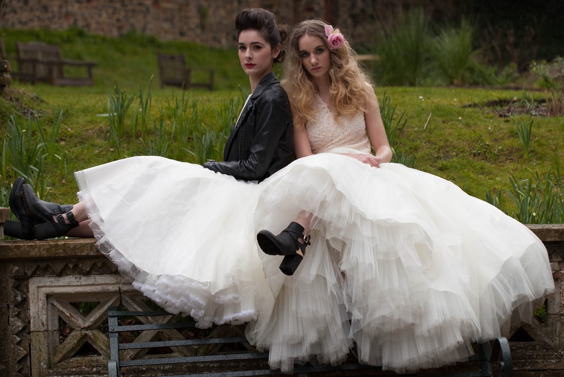 Same sex wedding dresses designed by Pink Couture